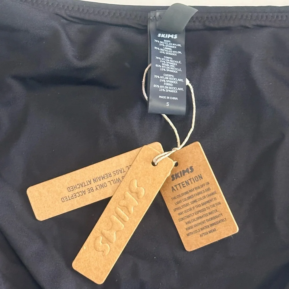 Skims swim mid waist bottom - size small - onyx - Picture 3 of 7